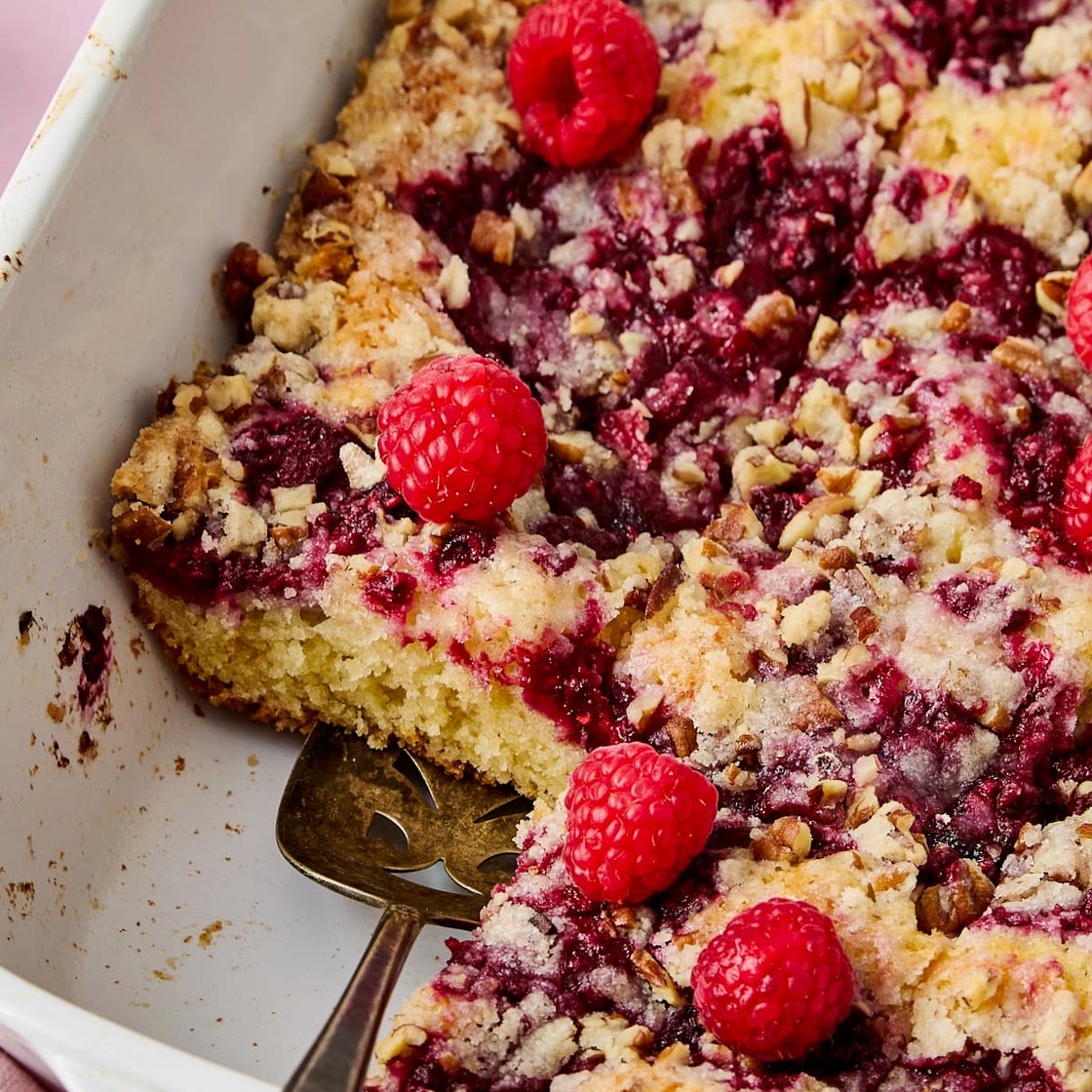 Easy Raspberry Coffee Cake