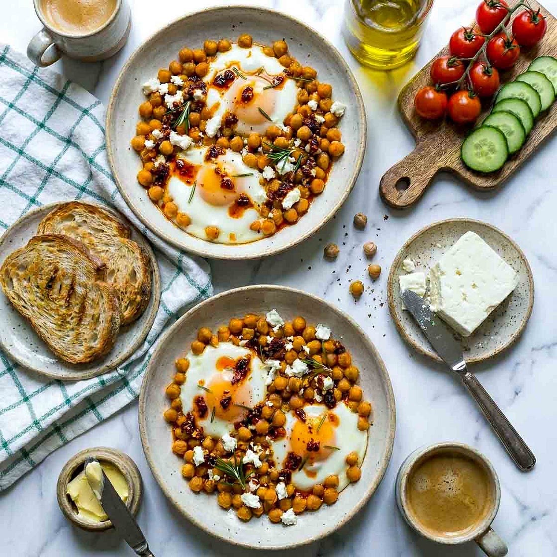 Chickpea Fried Eggs