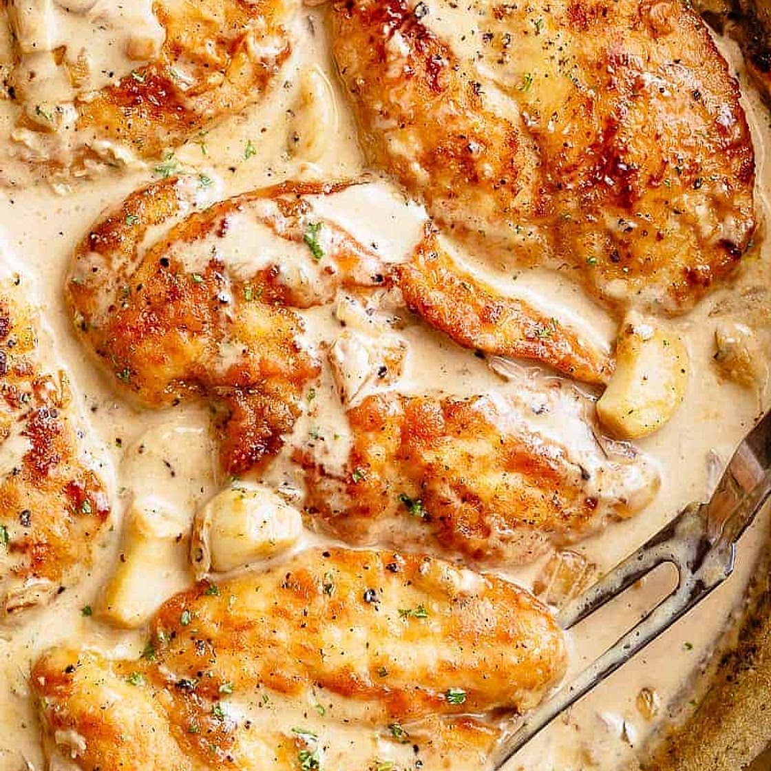 Hawaiian Chicken with Cream Sauce