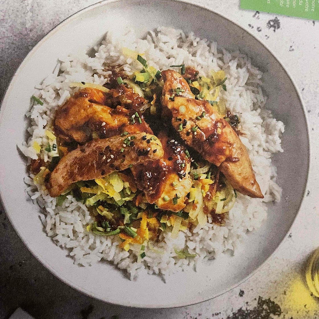 Aiguillettes de Poulet façon Teriyaki
