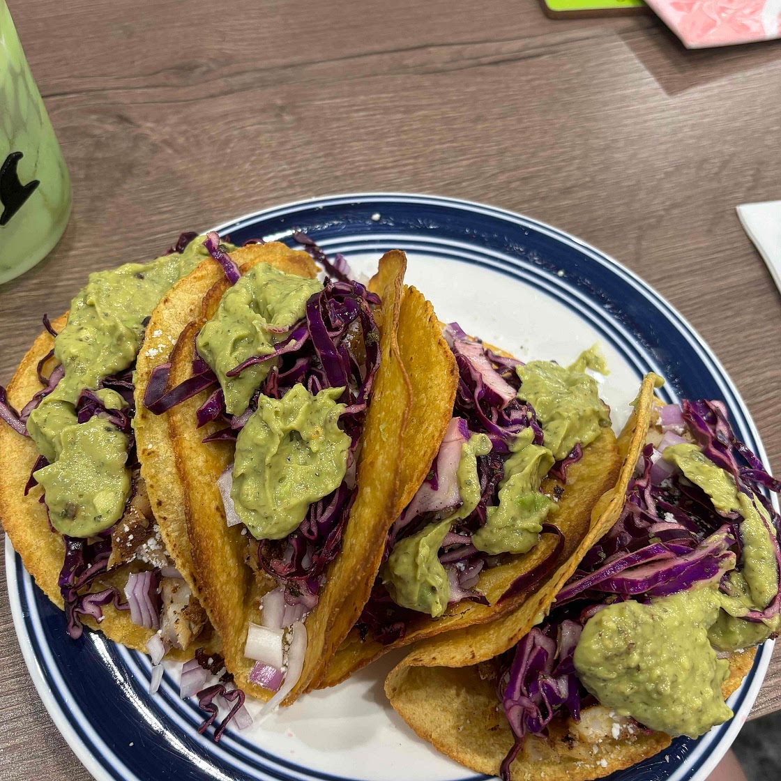 Epic Baja Fish Tacos with Avocado Crema