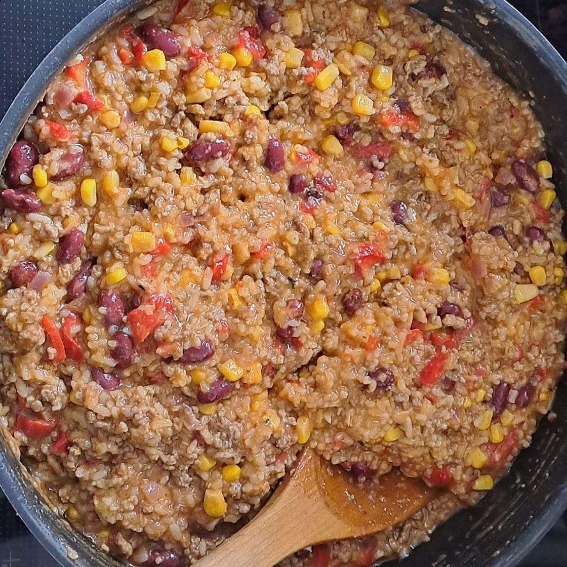 One Pot Mexikanische Reispfanne