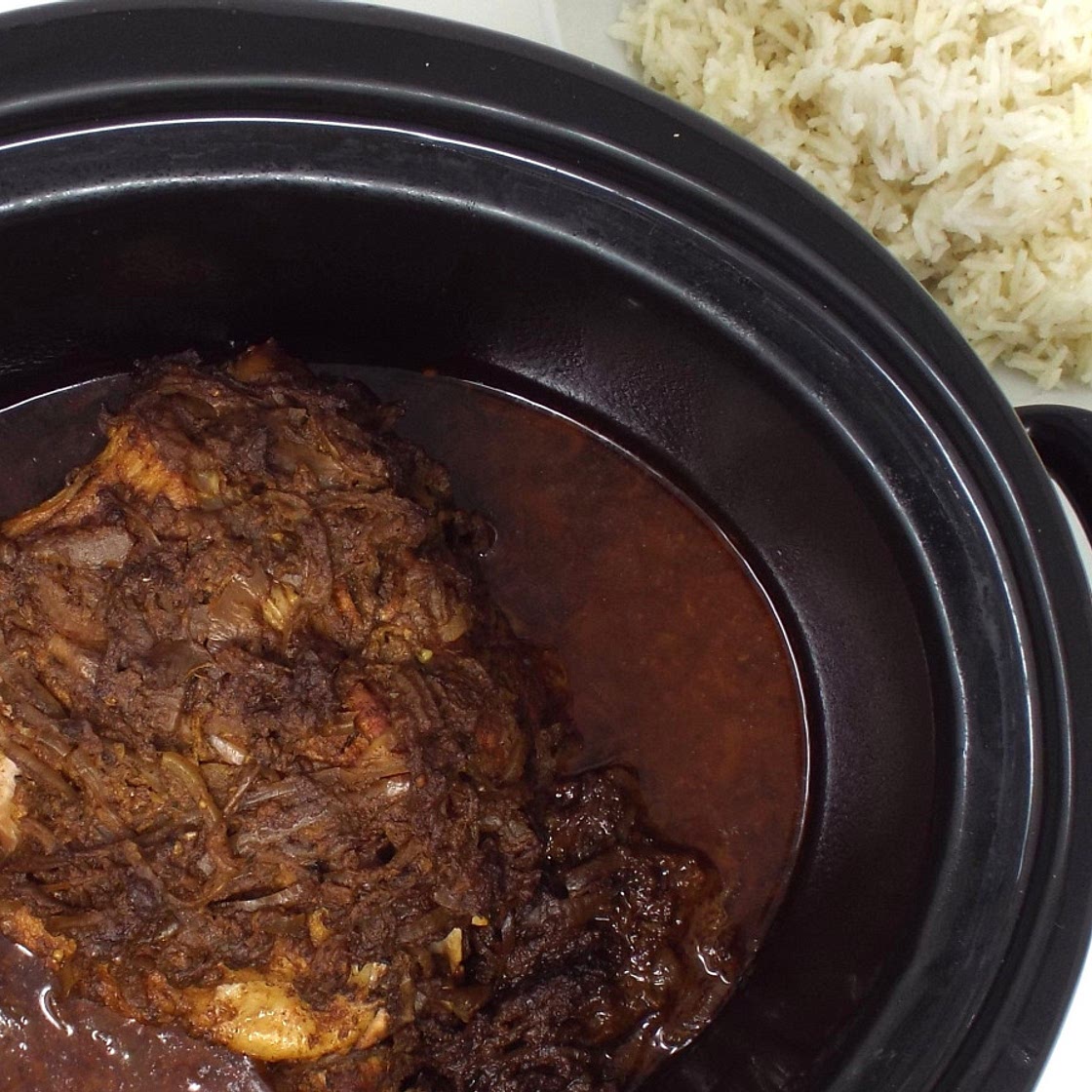 Slow Cooker Pork Vindaloo with Basmati Rice