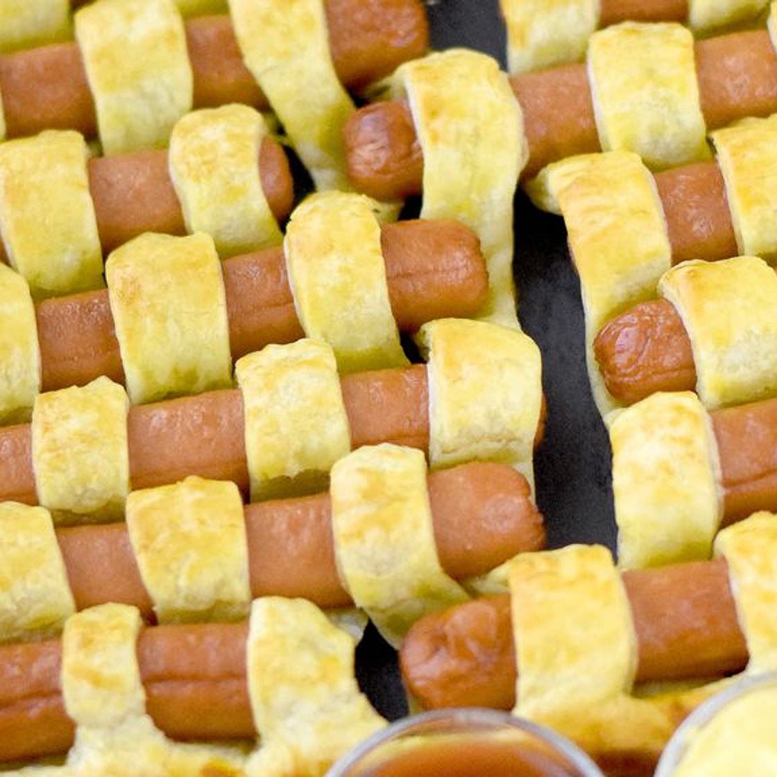 Damier feuilleté de knacki