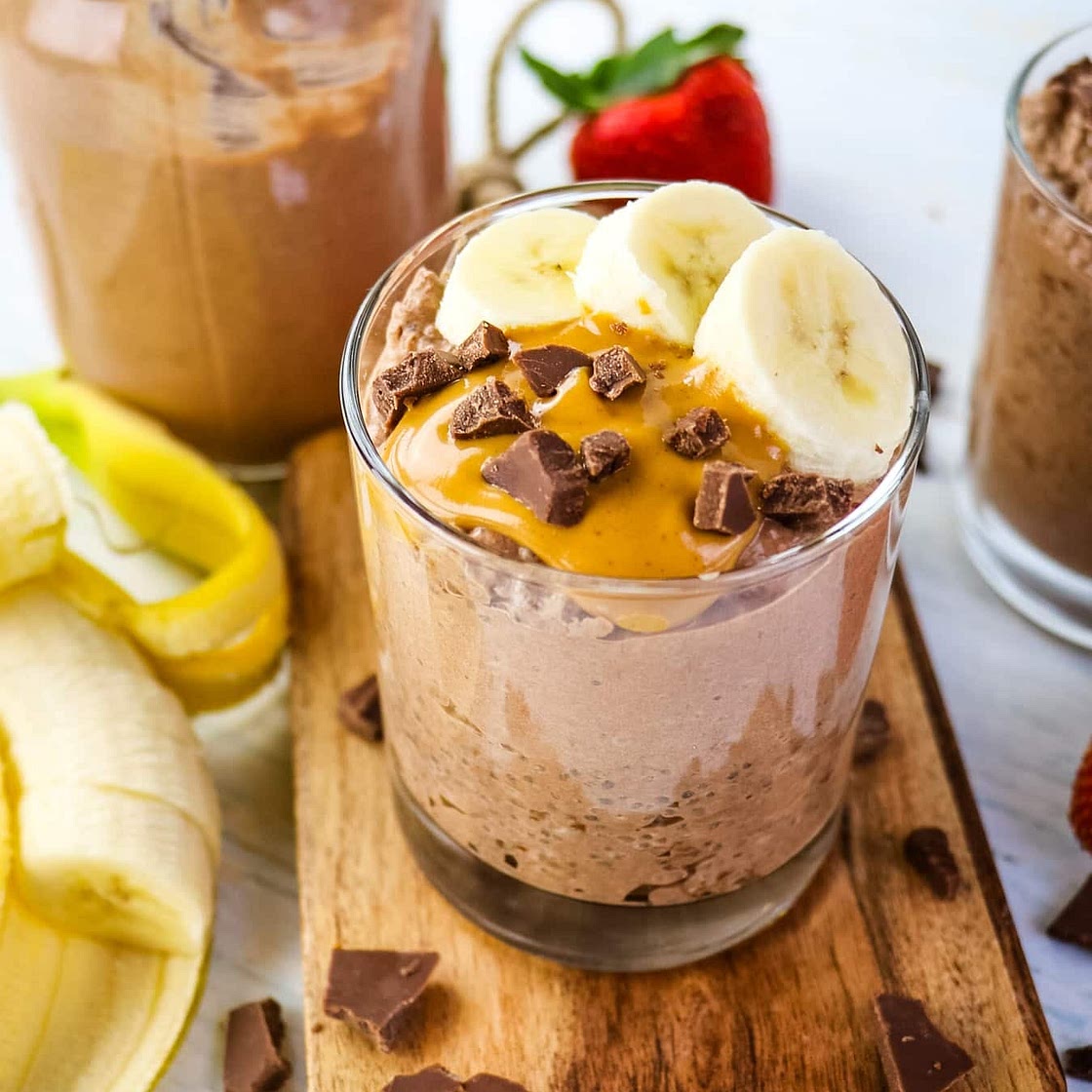 Easy Greek Yogurt Chocolate Chia Seed Pudding