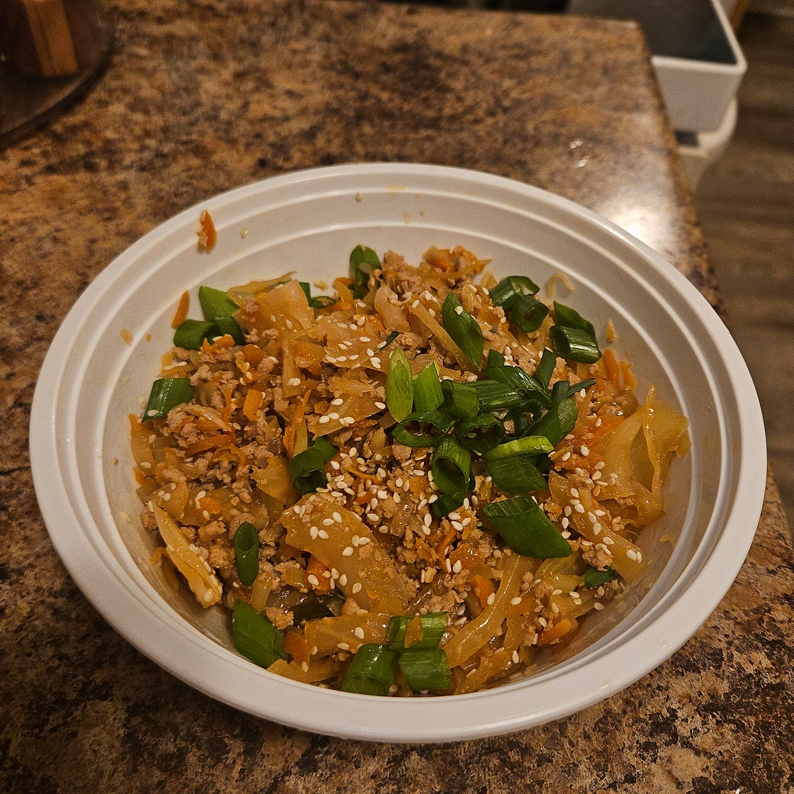 Egg roll in a bowl