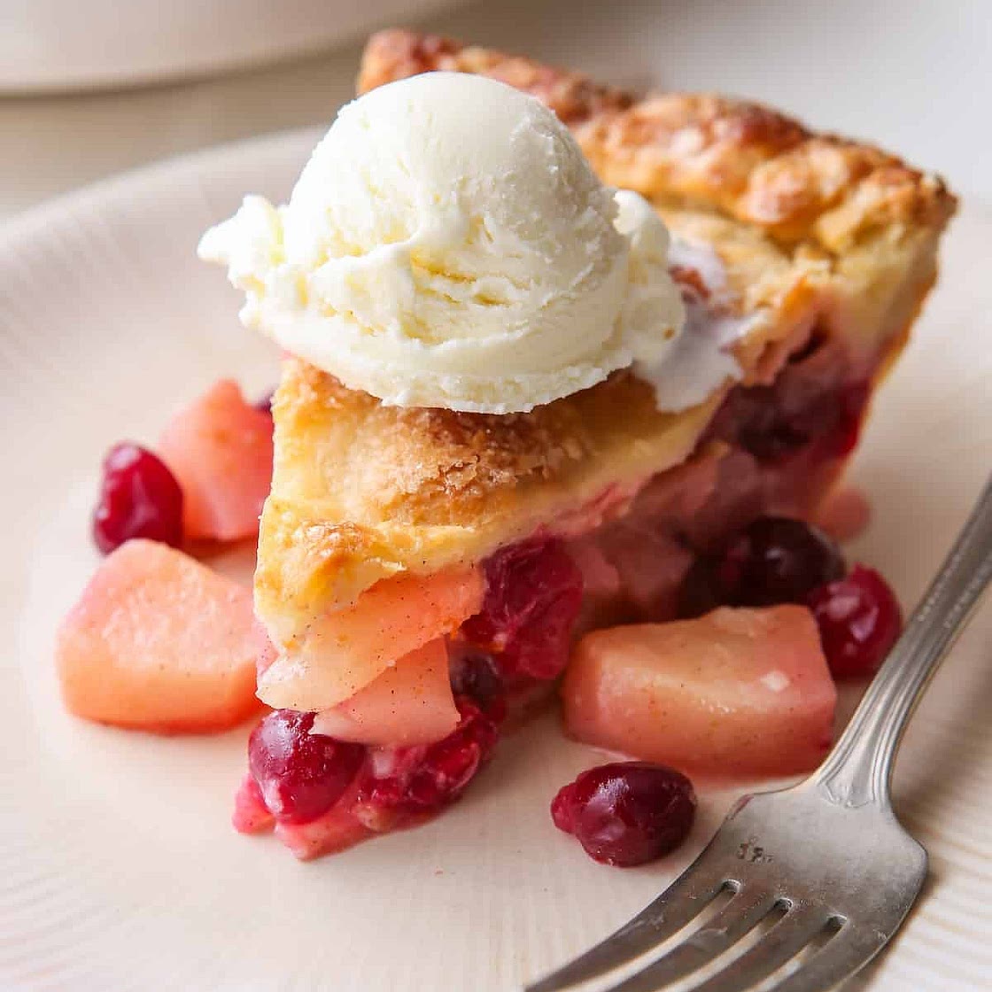 Cranberry Pear Pie