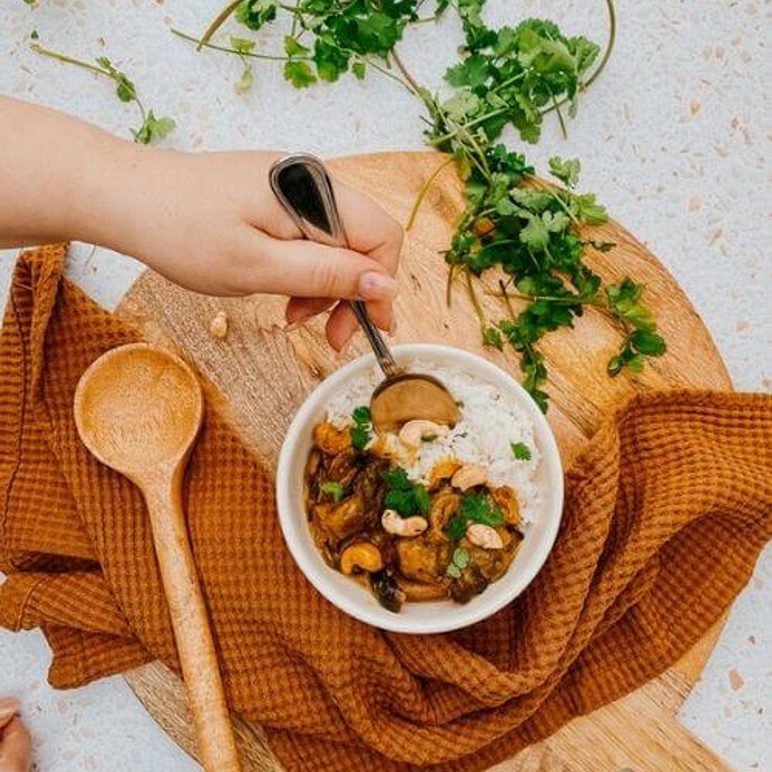 Vegan Mushroom Korma