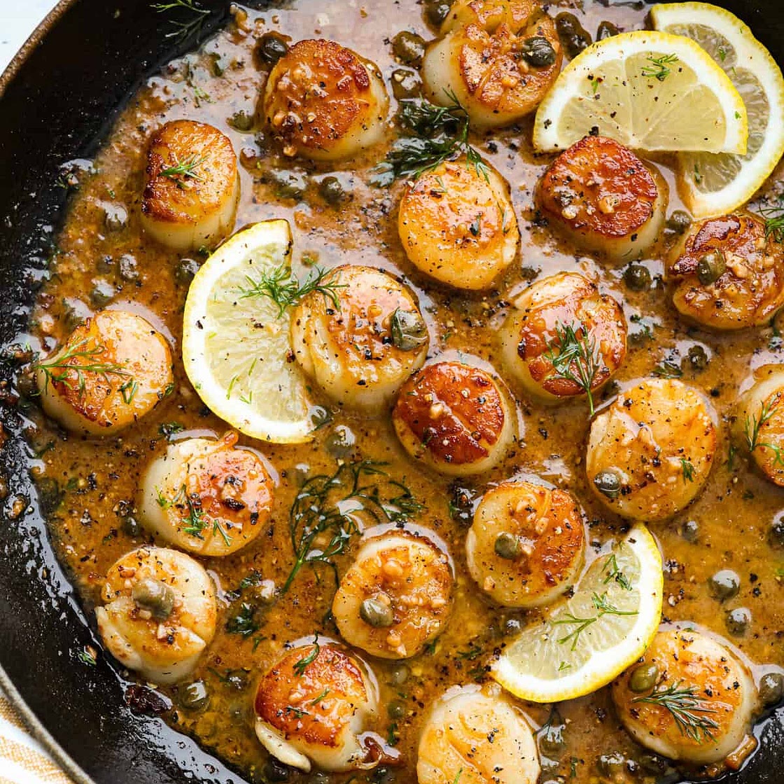 Pan Seared Scallops