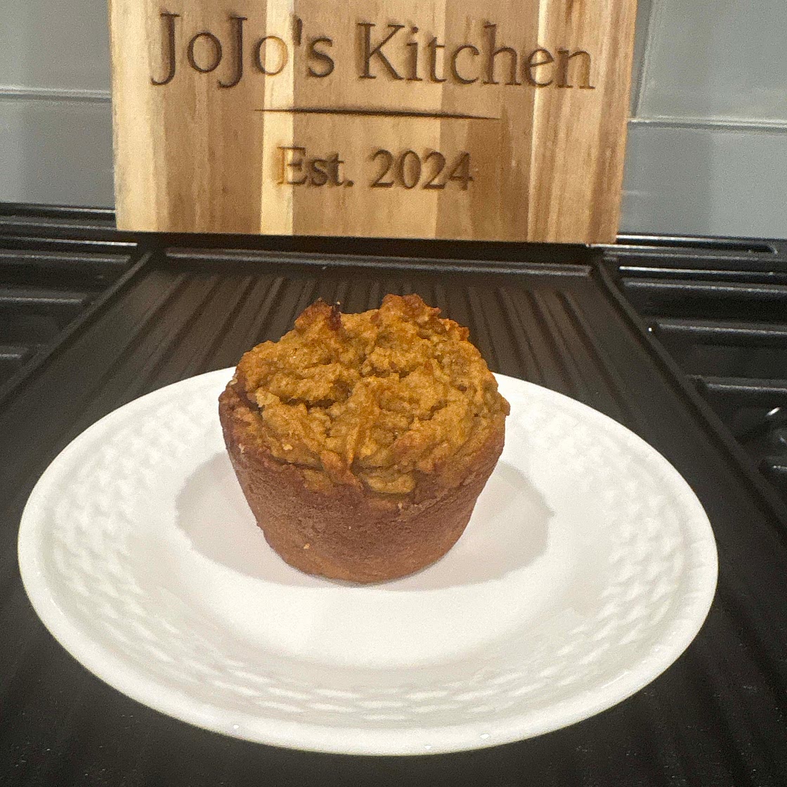 High Protein Sweet Potato-Banana Muffins