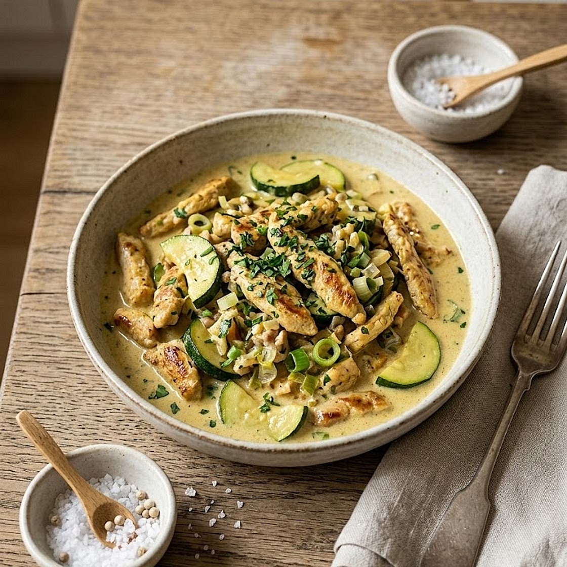 Geschnetzeltes mit Zuccini