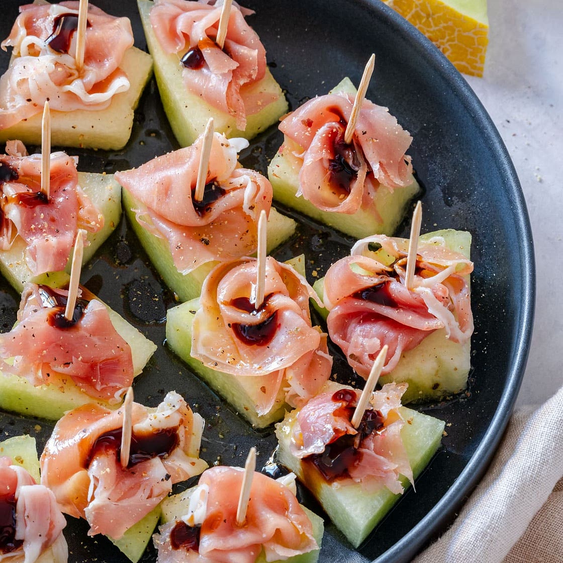 Prosciutto and Melon Appetizers