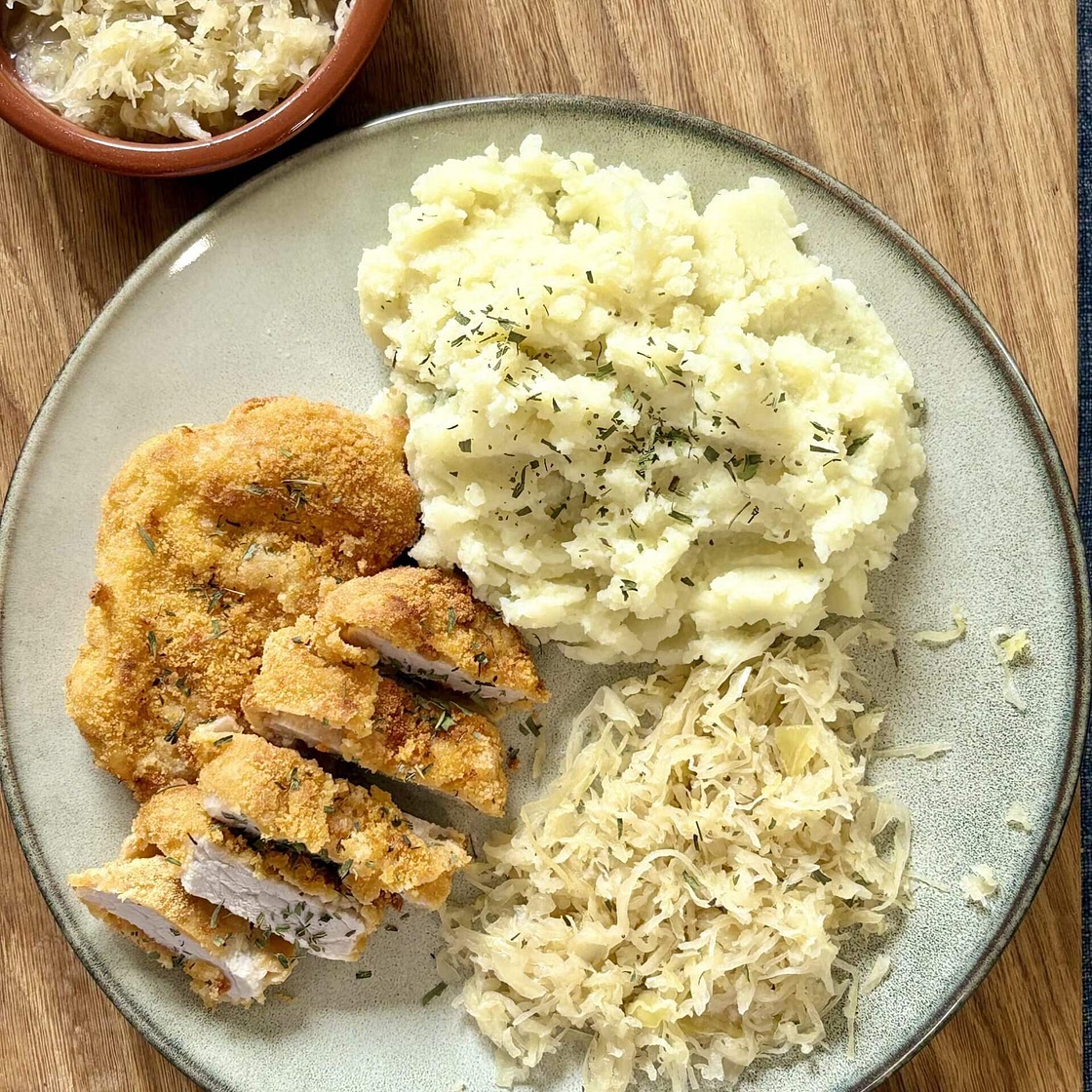Air Fryer Pork Schnitzel