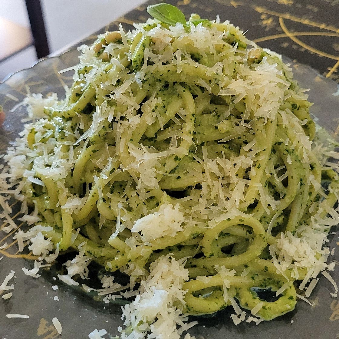Pasta con Pesto de la Casa
