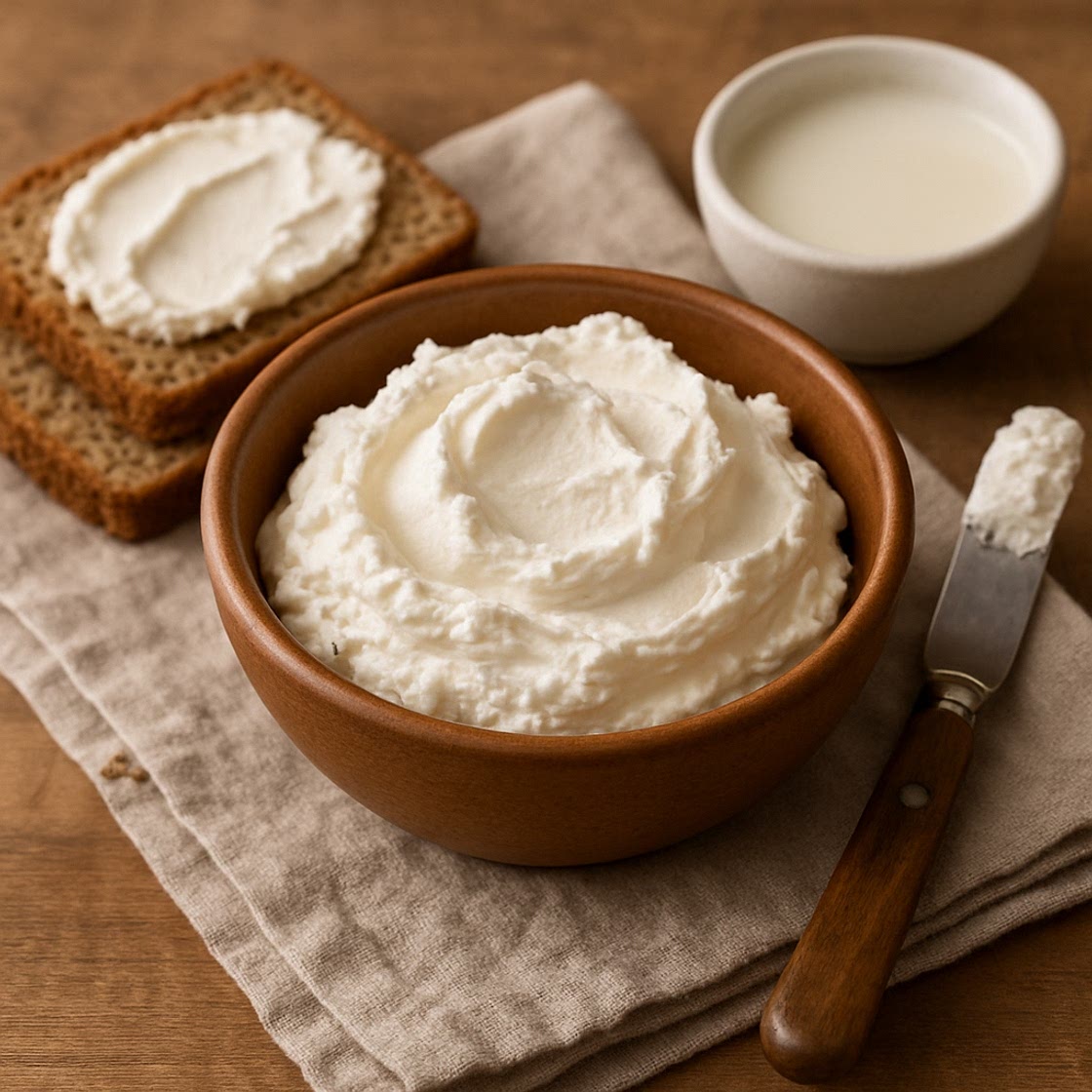 Raw Goat’s Milk Cream Cheese