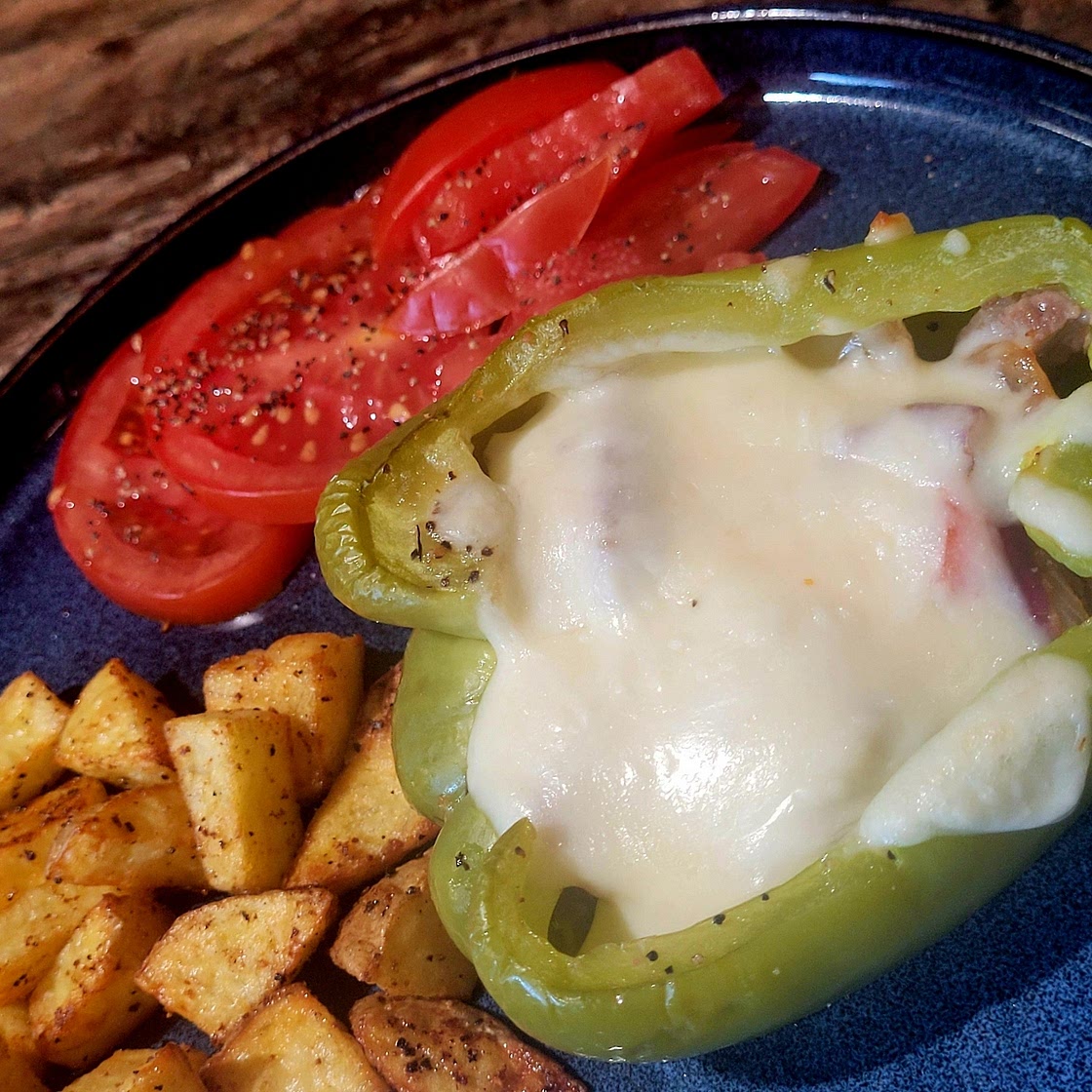 Philly Cheesesteak Stuffed Peppers