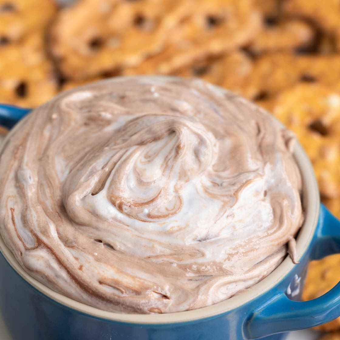 Chocolate Dip with Cocoa Powder
