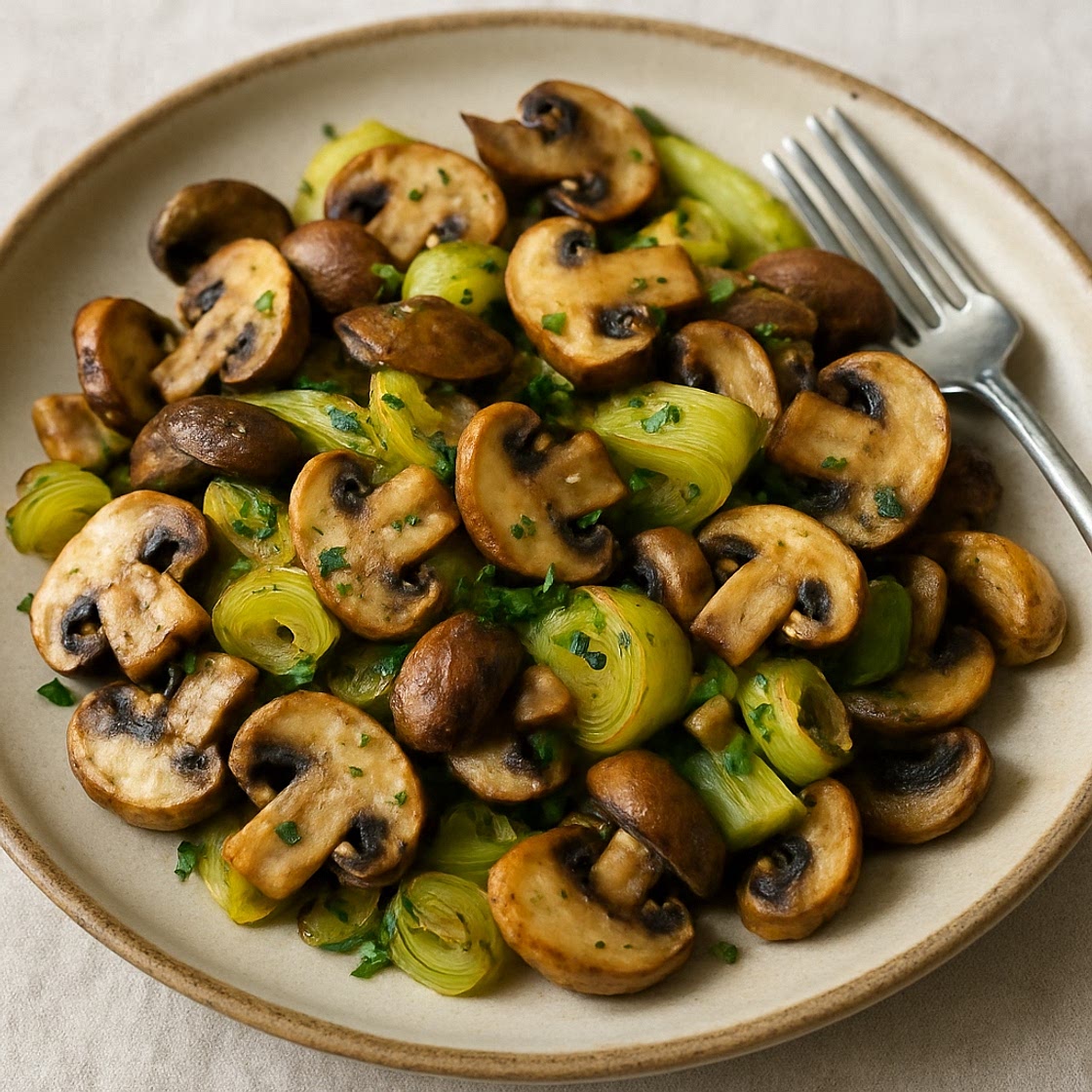 Funghi e Porri (Mushrooms and Leeks)