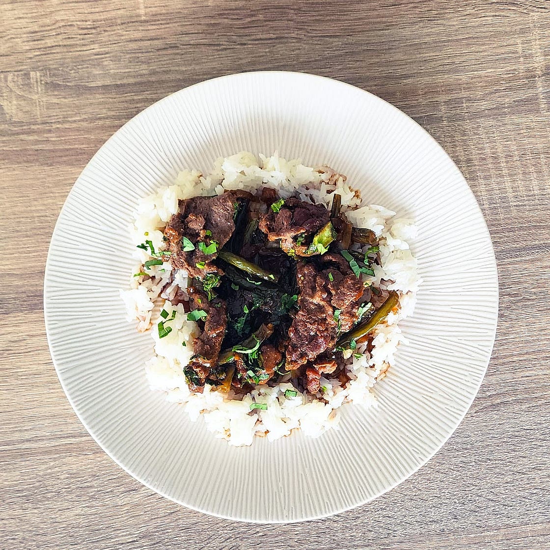 Émincés de steak au basilic thaï & cinq épices