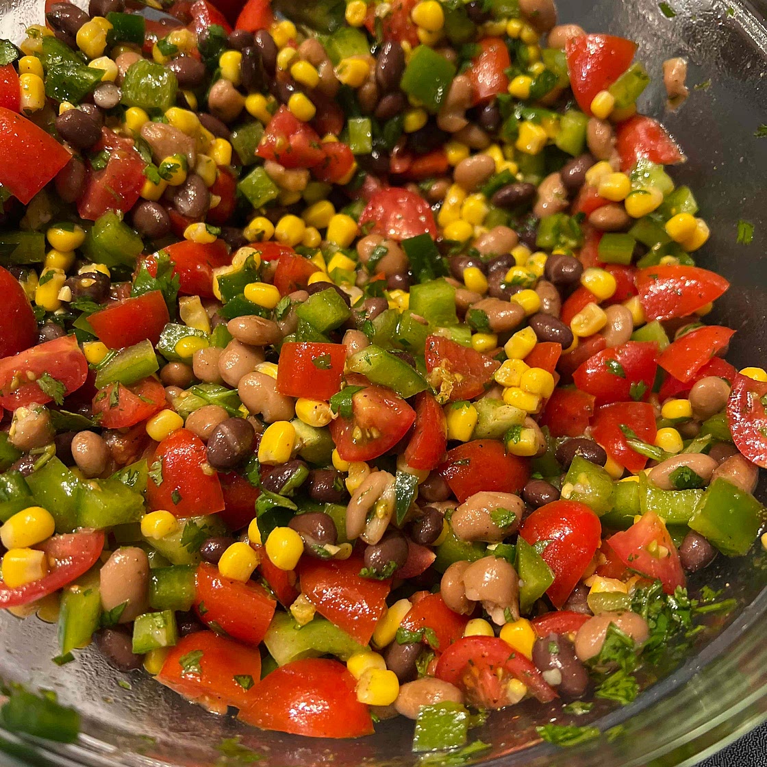 Honey Chipotle Dense Bean Salad