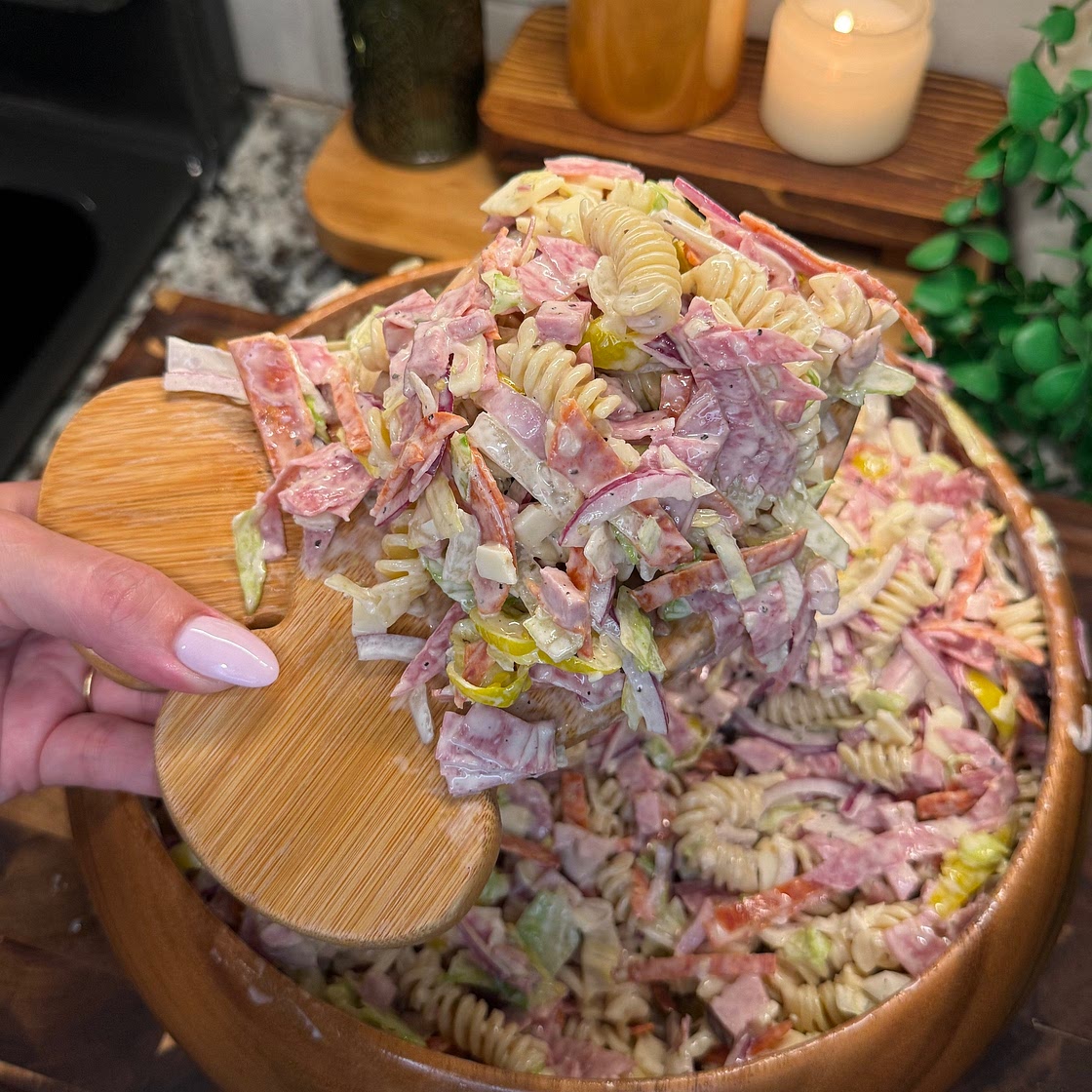 Italian Grinder Pasta Salad