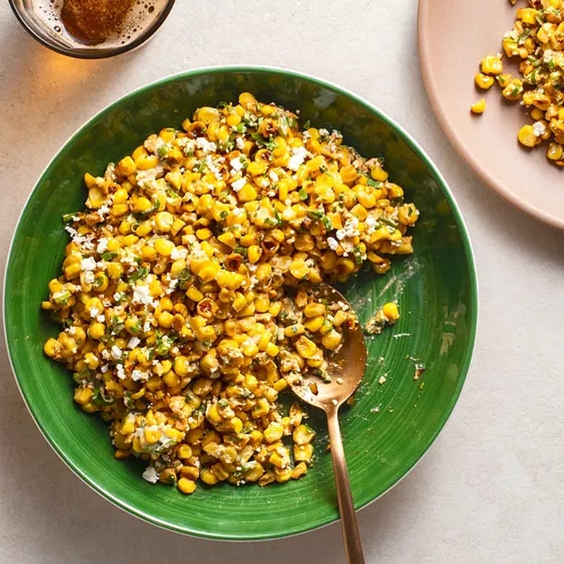 Creamy Grilled Corn Salad