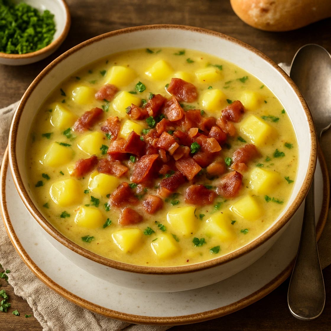 Potato Soup with Bacon (Kartoflanka z boczkiem)