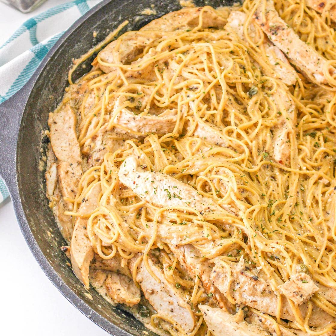 Chicken Caesar Angle Hair Pasta
