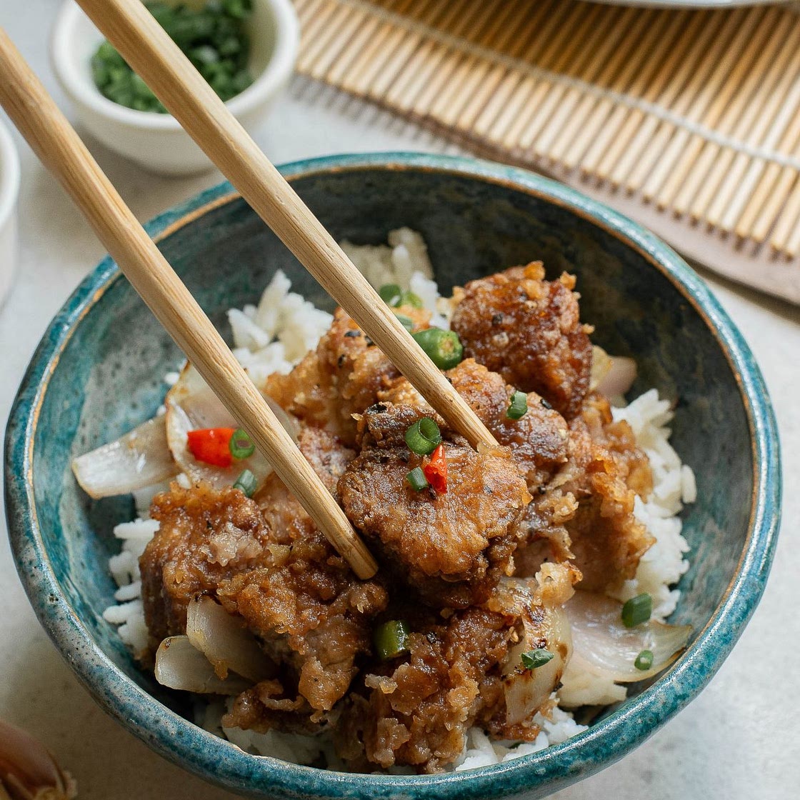 Panko Parmesan Pork Nuggets