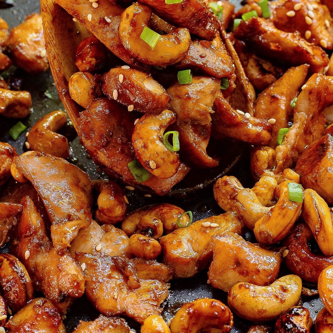 Sheet Pan Honey Soy Cashew Chicken