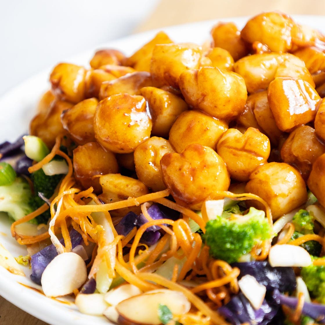 Hoisin Glazed Sea Scallops