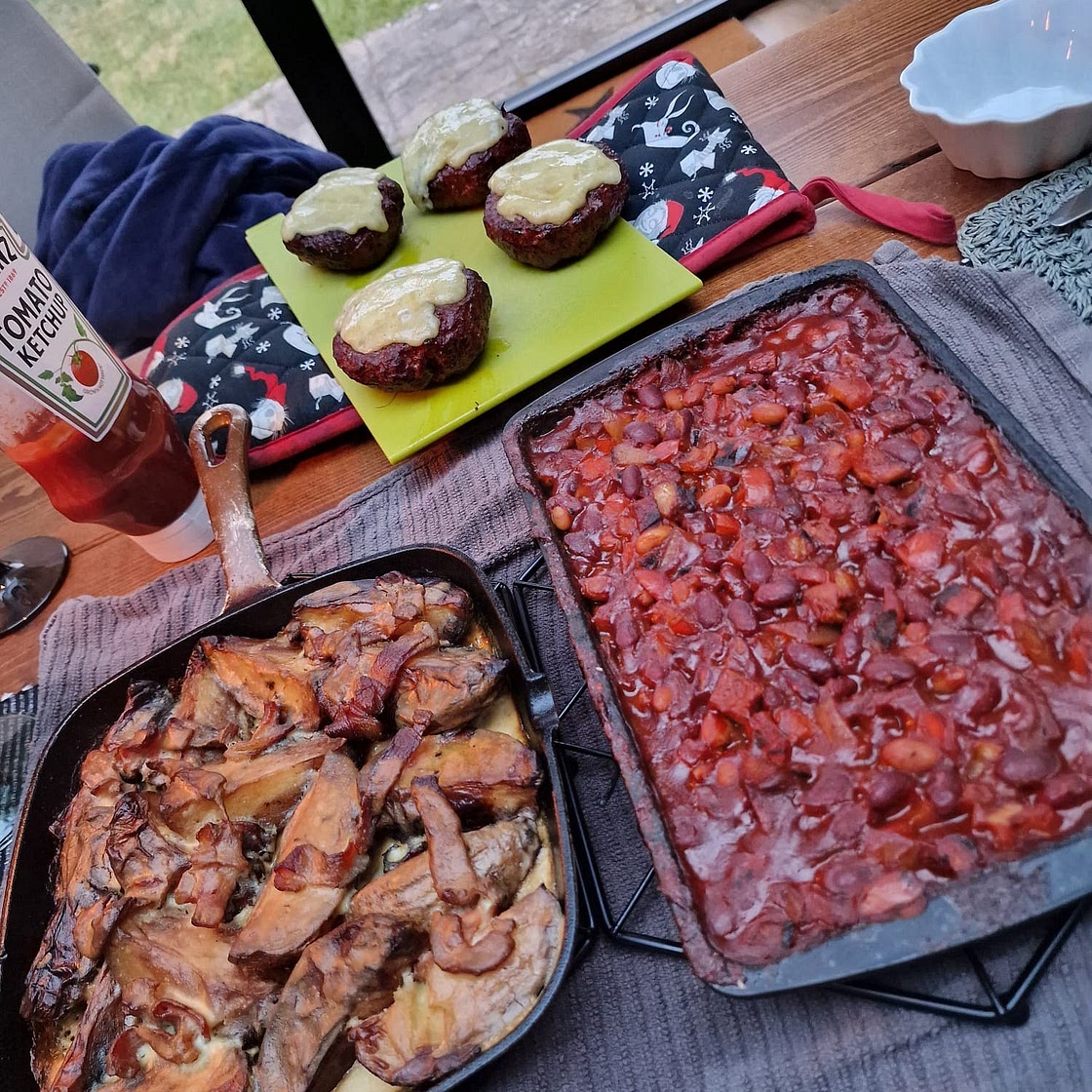 Kevs BBQ pit beans