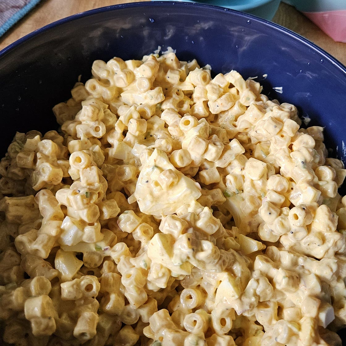 Deviled Egg Pasta Salad