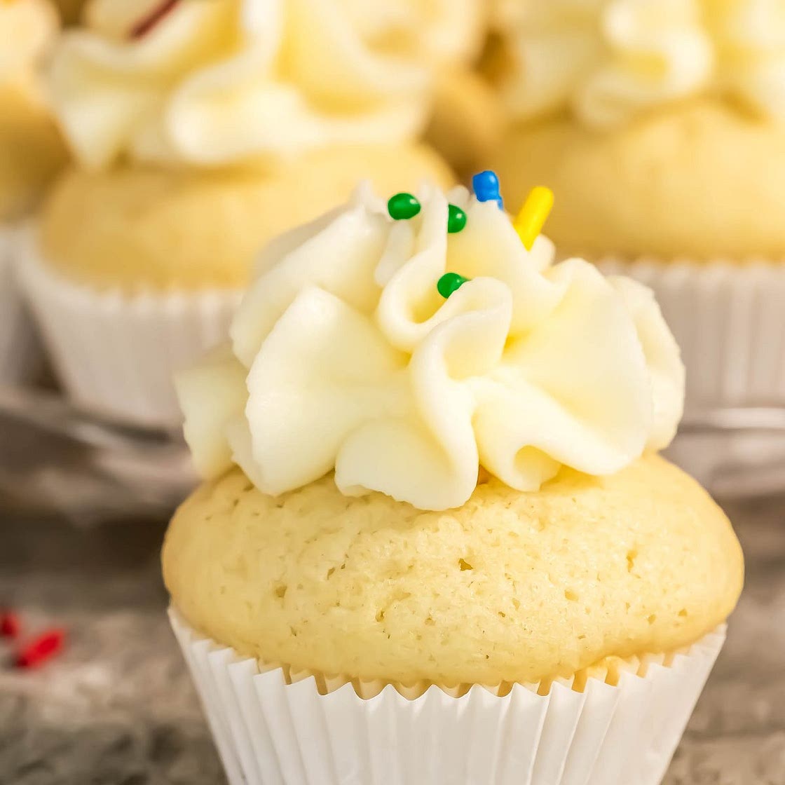 Your Favorite Classic Vanilla Cupcake