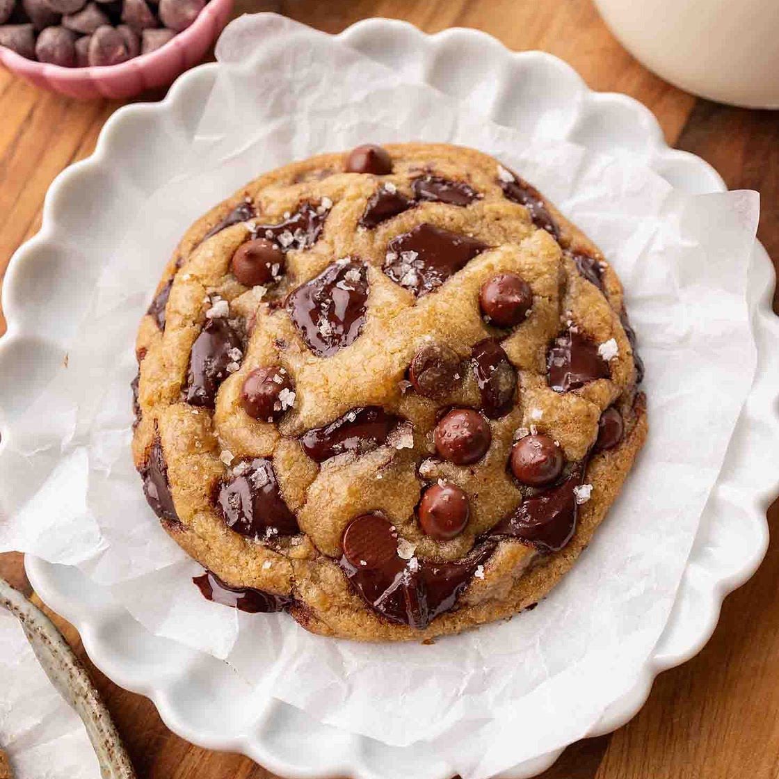 Single Serve Vegan Chocolate Chip Cookie
