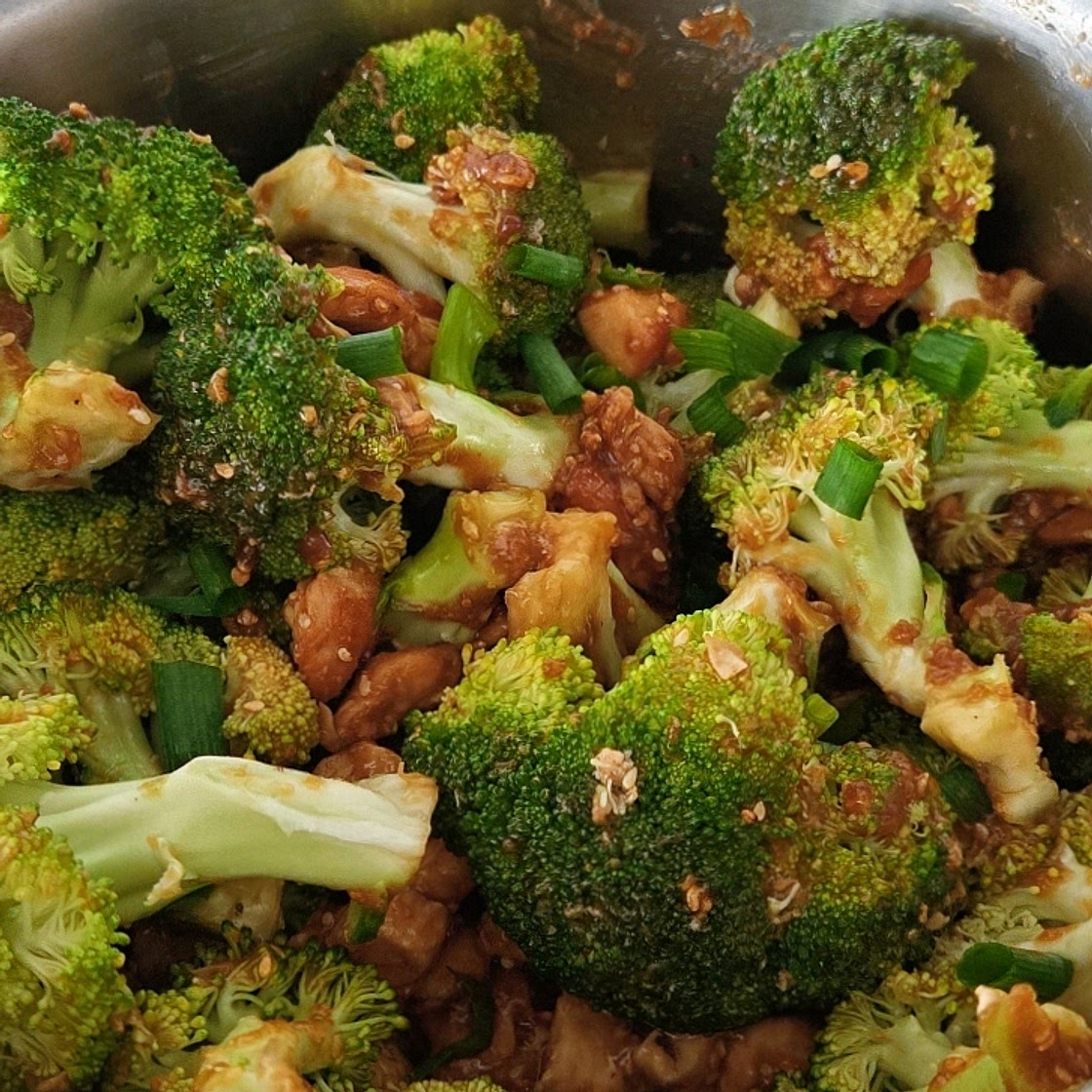 Honey Sesame Chicken and Broccoli