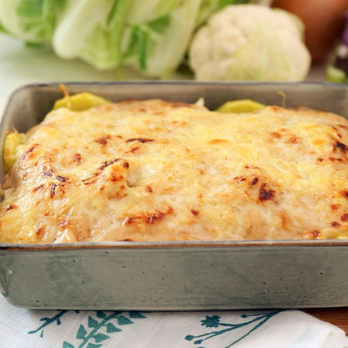 Gratin de chou-fleur et pommes de terre