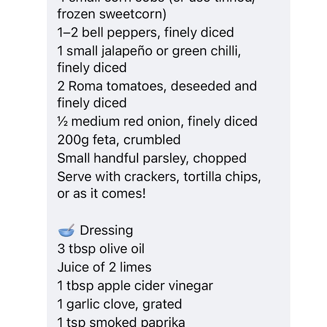 Cowgirl Salad 