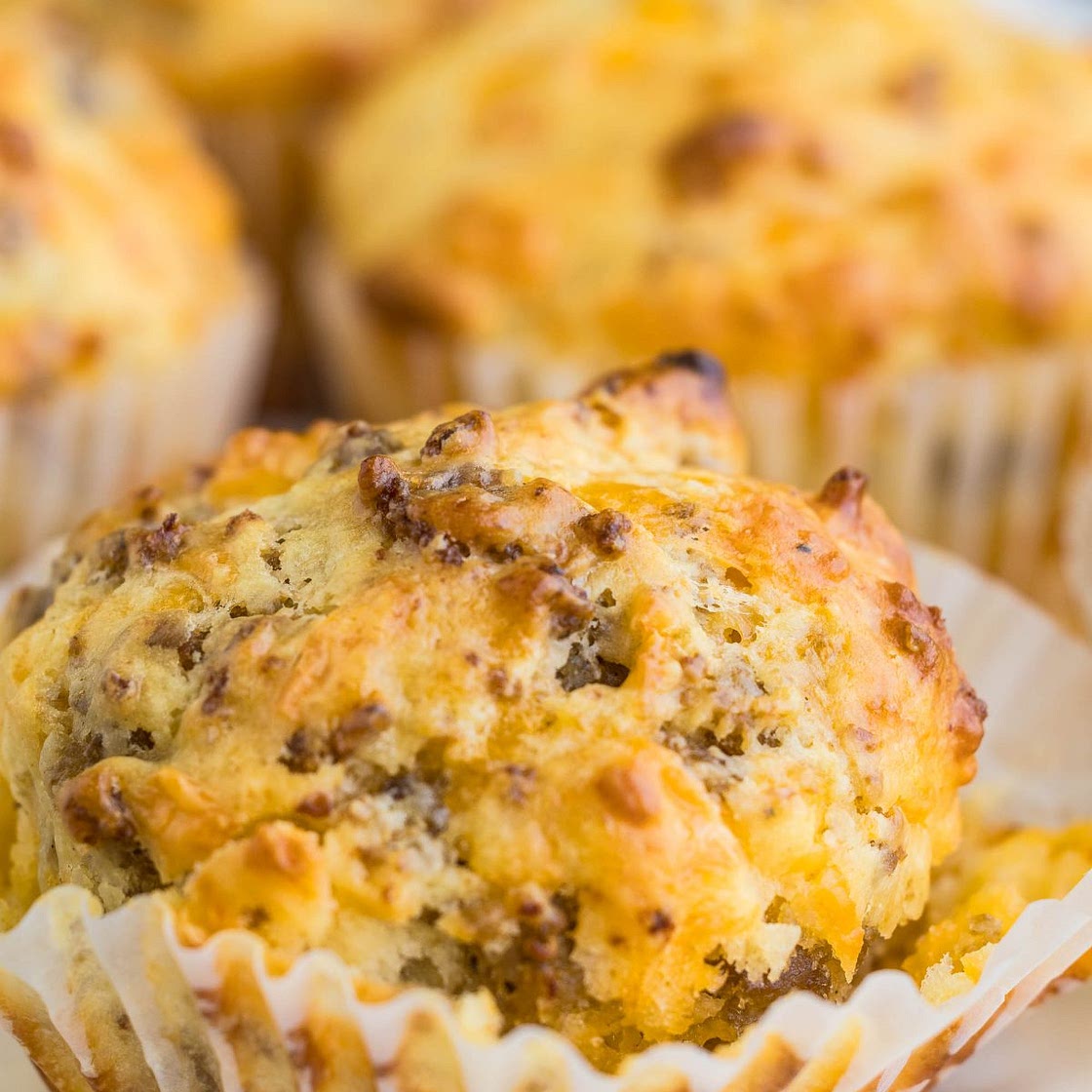 Small Batch Sausage Muffins