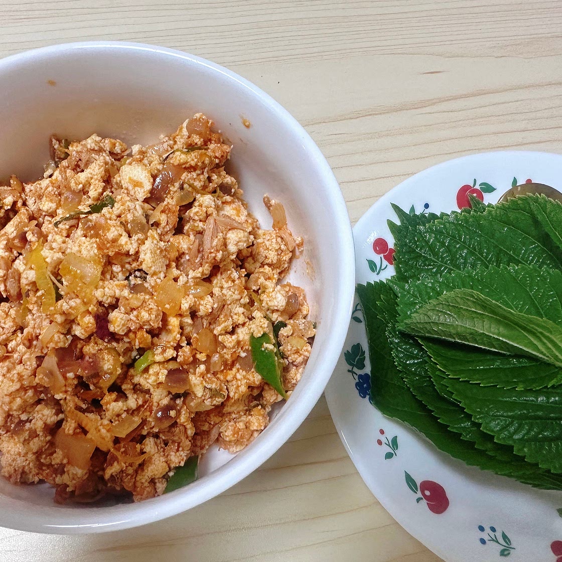 순두부 참치 쌈장