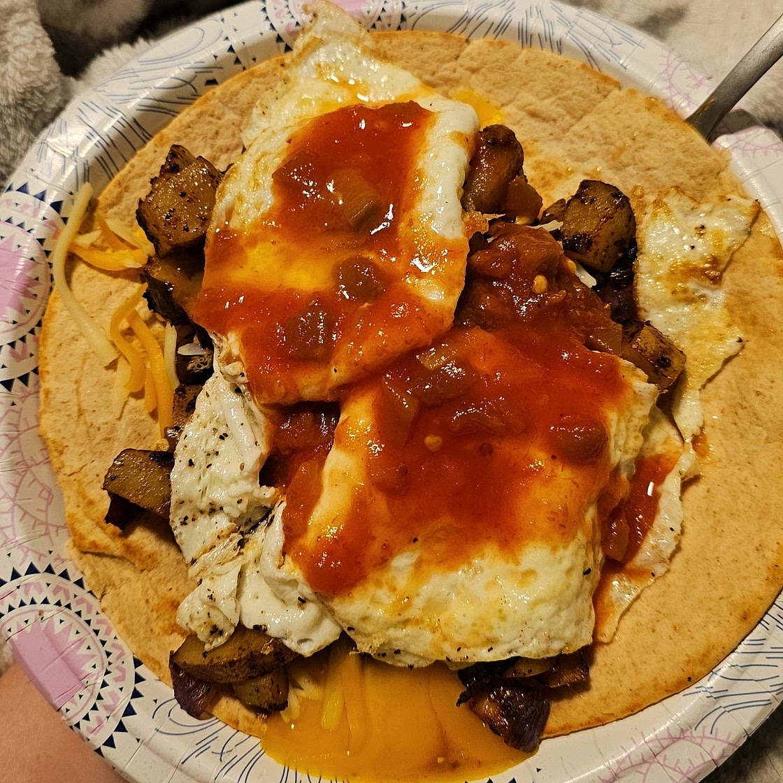 Easy huevos rancheros