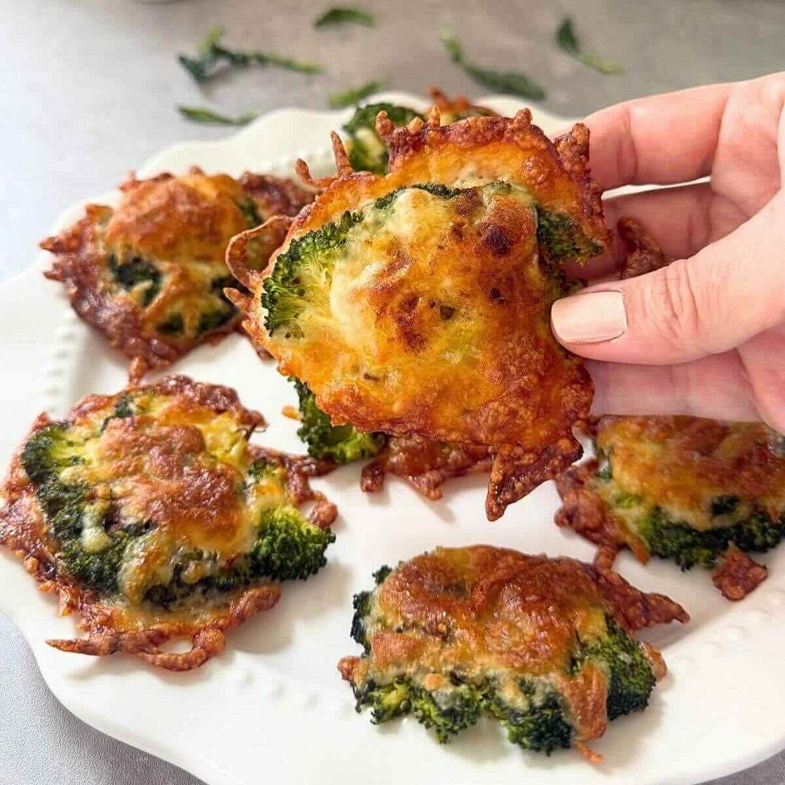 Crispy Smashed Broccoli Recipe with Parmesan