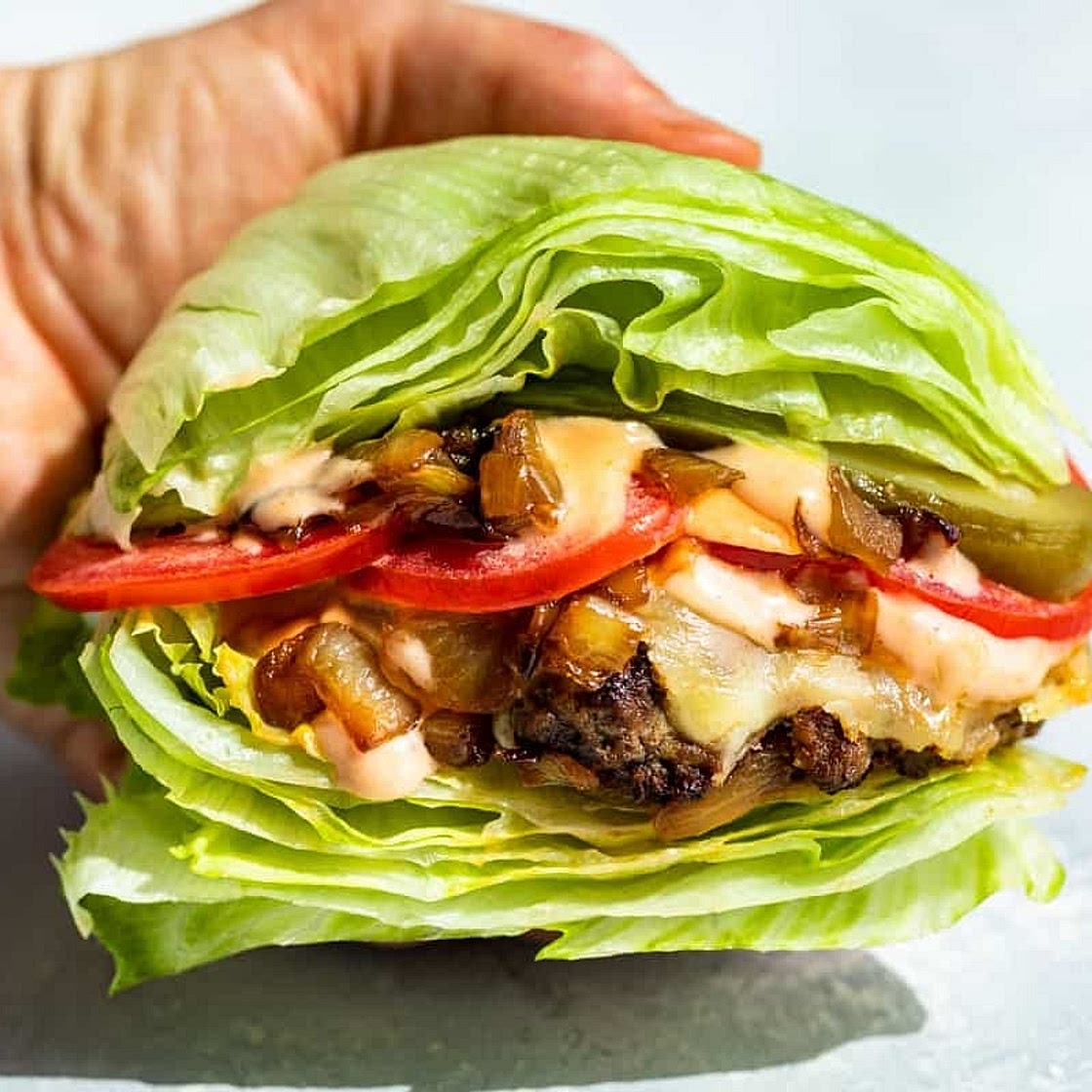 Lettuce burger