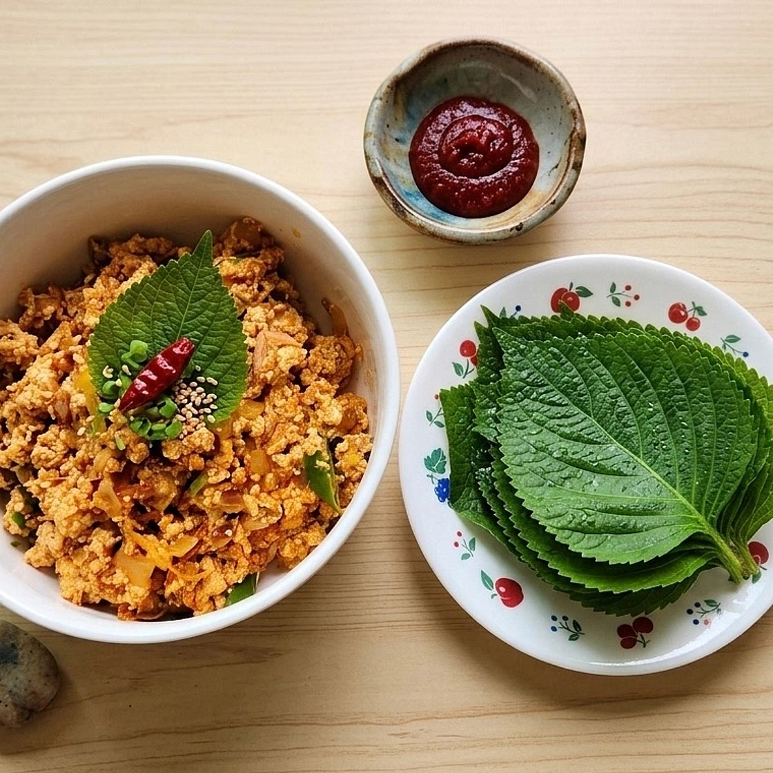 Tuna & Tofu Stir Fried (Wrap style)