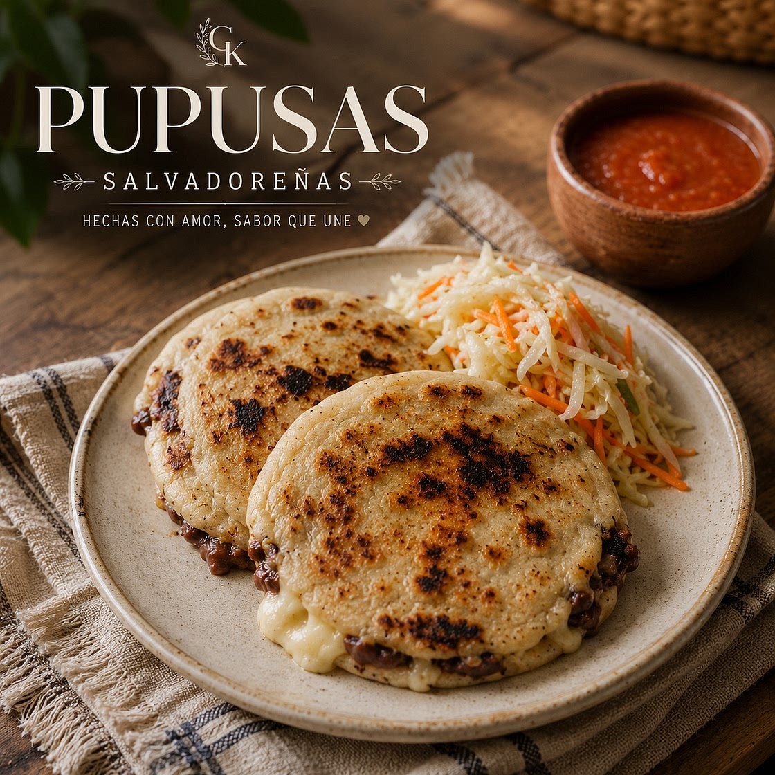 Pupusas Salvadoreñas Tradicionales 🇸🇻