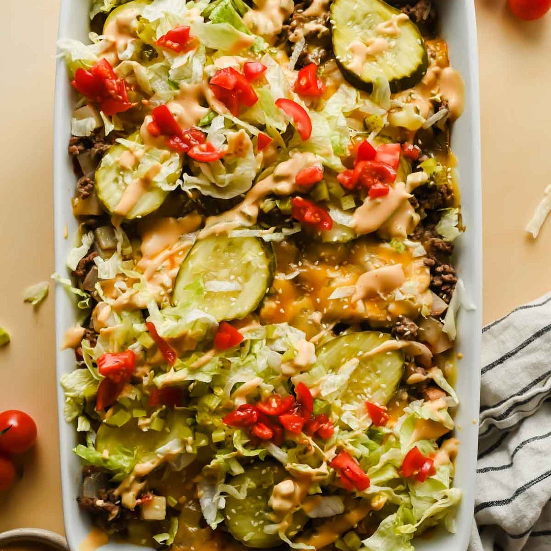 The Best Big Mac Casserole (Low Carb)