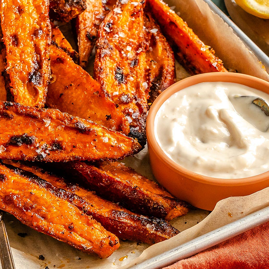 Crispy Baked Sweet Potato Wedges (with Cornstarch)
