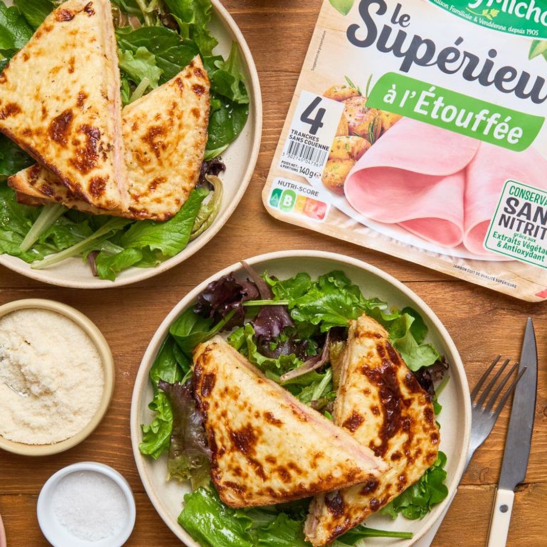 Croque-monsieur au four