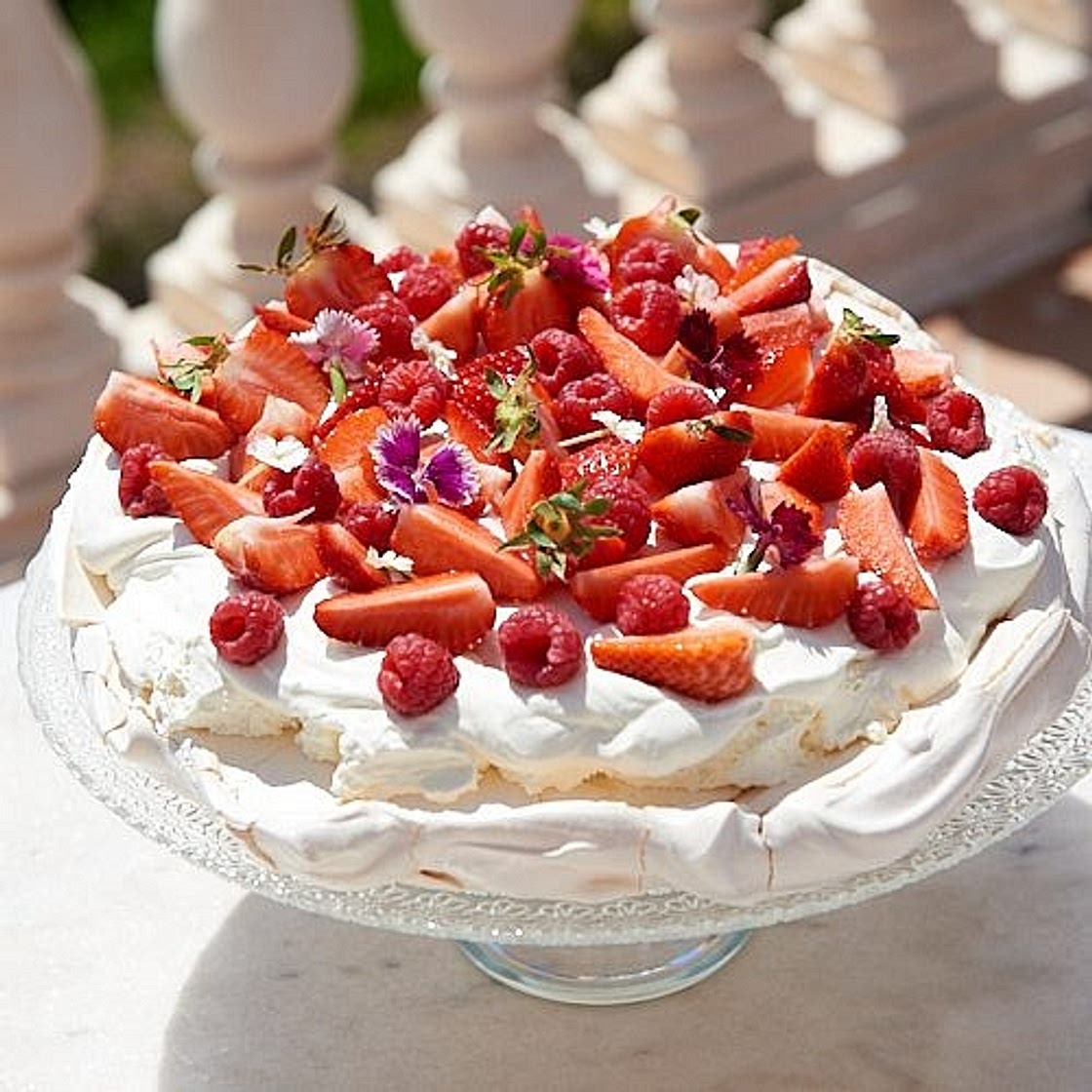Pavlova aux fraises