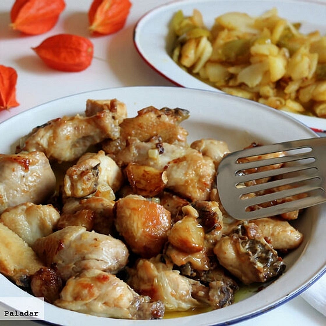 Pollo al Ajillo adaptada